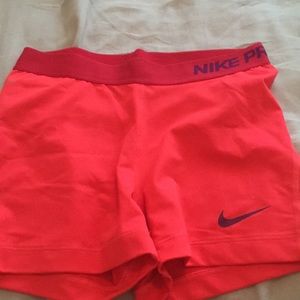Nike pro compression shorts